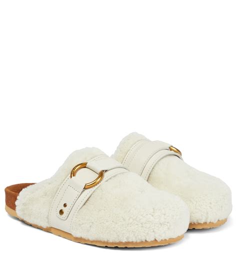 See by Chloé Women's Gema Shearling Mules 